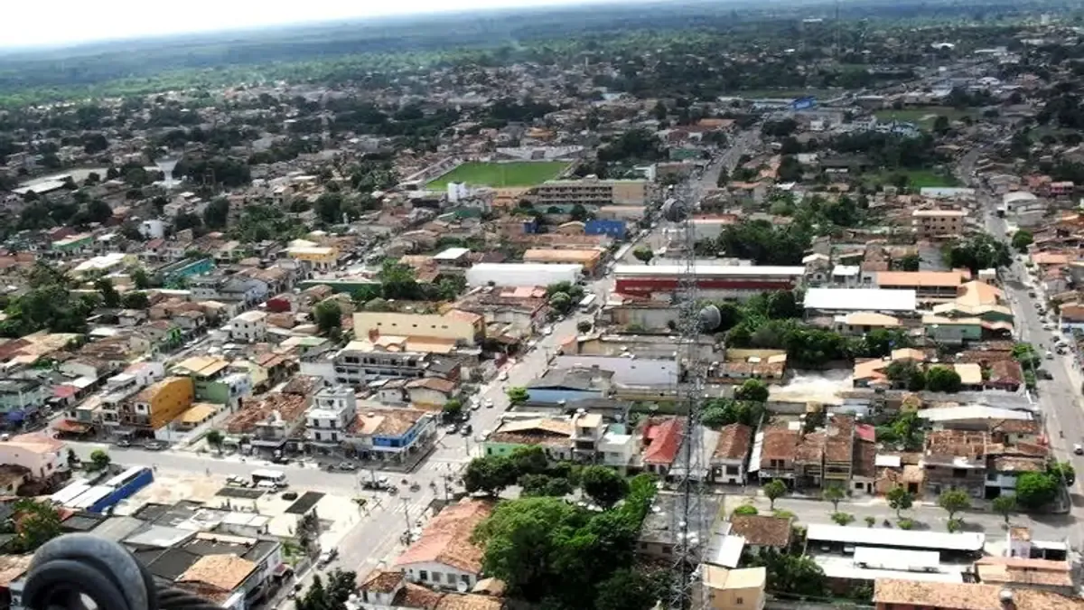 Vista da cidade de Abaetetuba, Pará