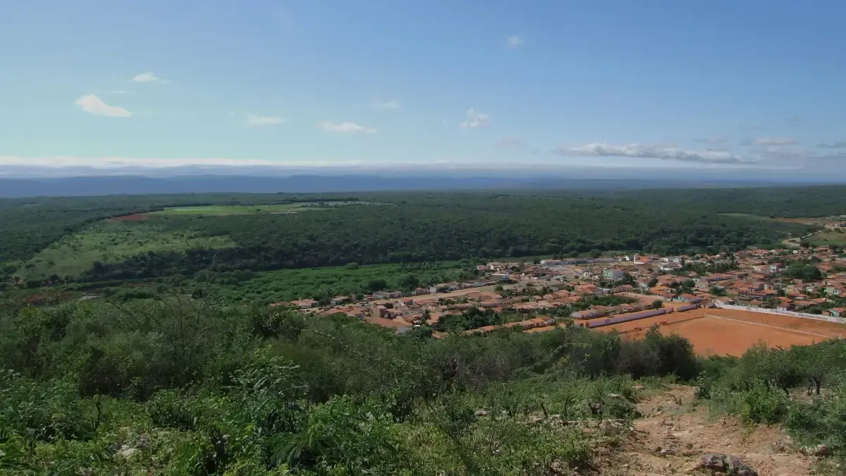 Vista da cidade de América Dourada, Bahia