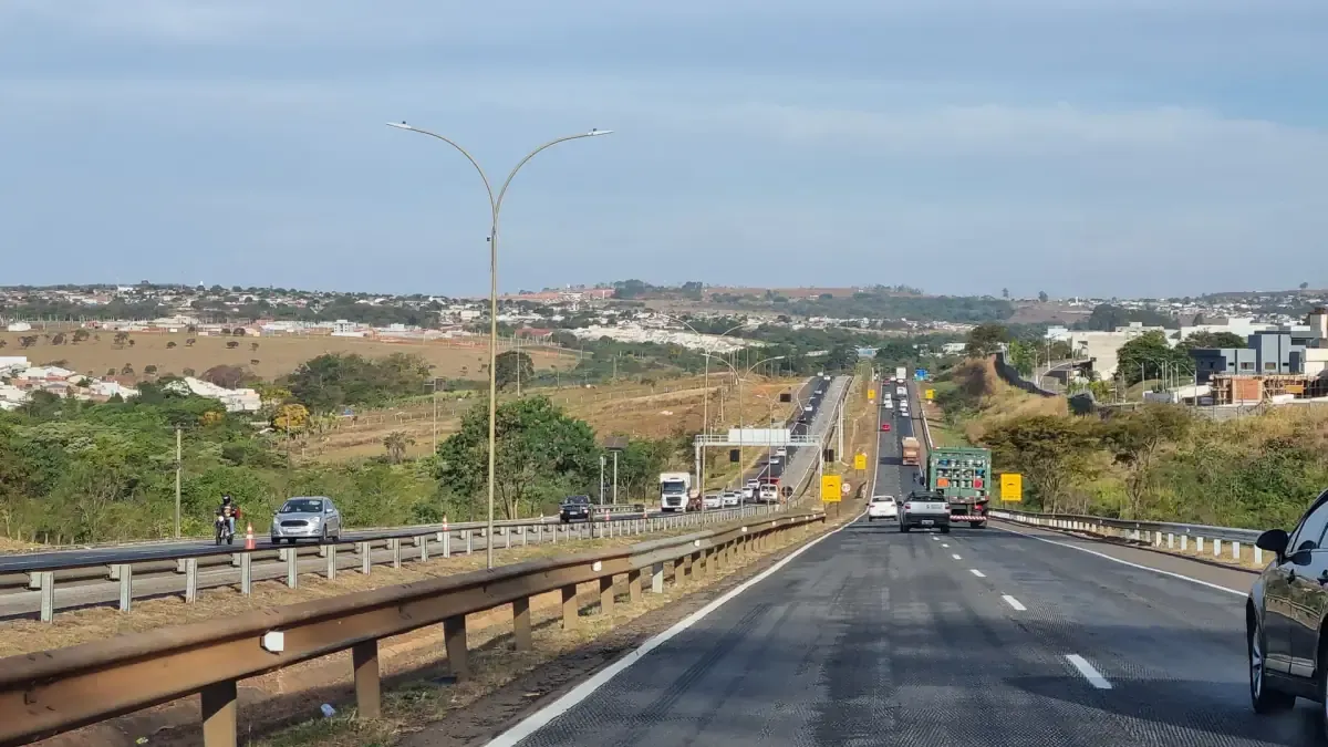Vista da cidade de Anápolis, Goiás