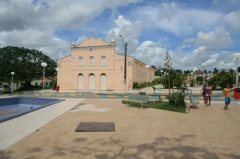 Vista da cidade de Araçás, Bahia
