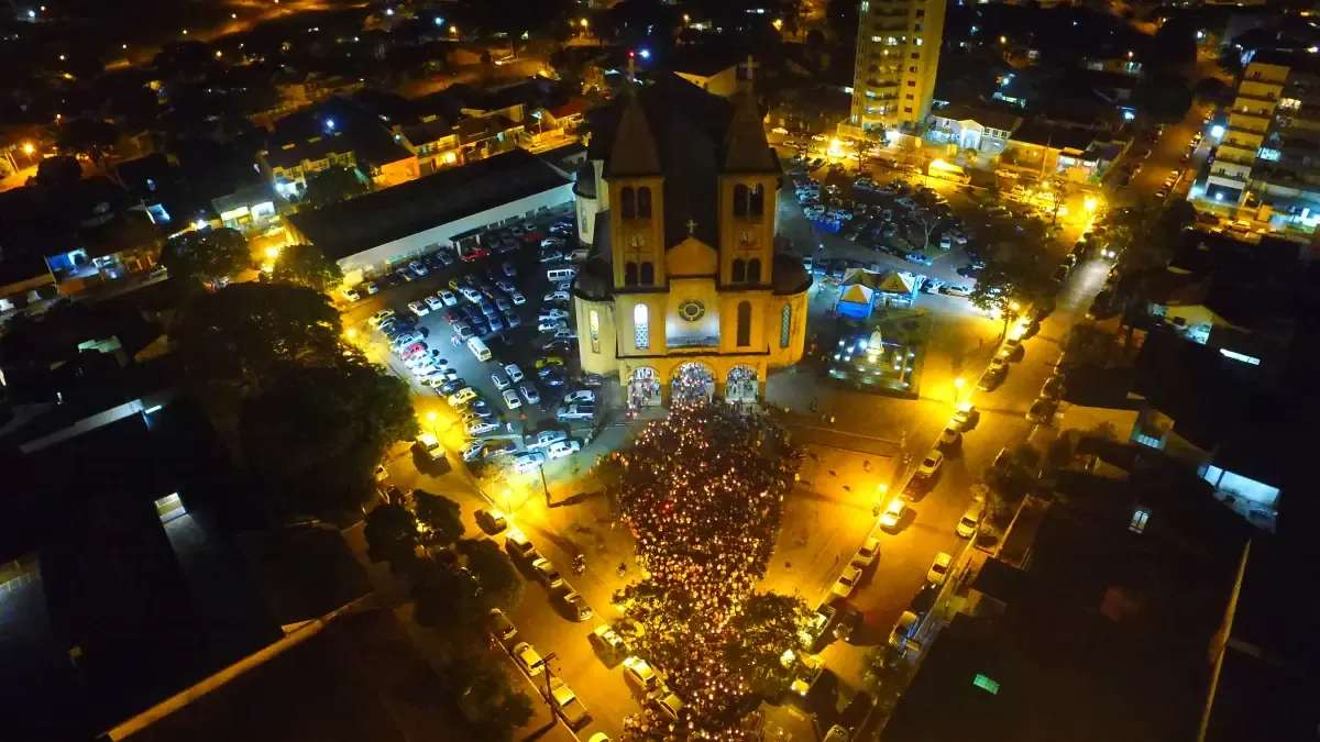 Vista da cidade de Astorga, Paraná