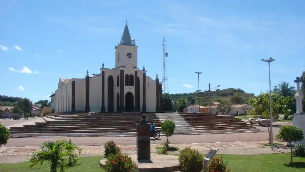 Vista da cidade de Batalha, Piauí
