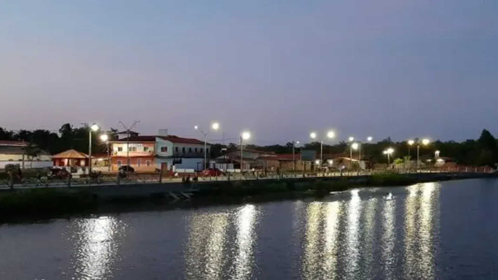 Vista da cidade de Bequimão, Maranhão