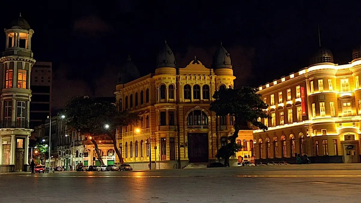 Vista da cidade de Escada, Pernambuco