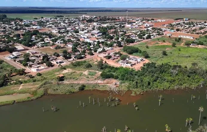 Vista da cidade de Boa Esperança do Norte, Mato Grosso