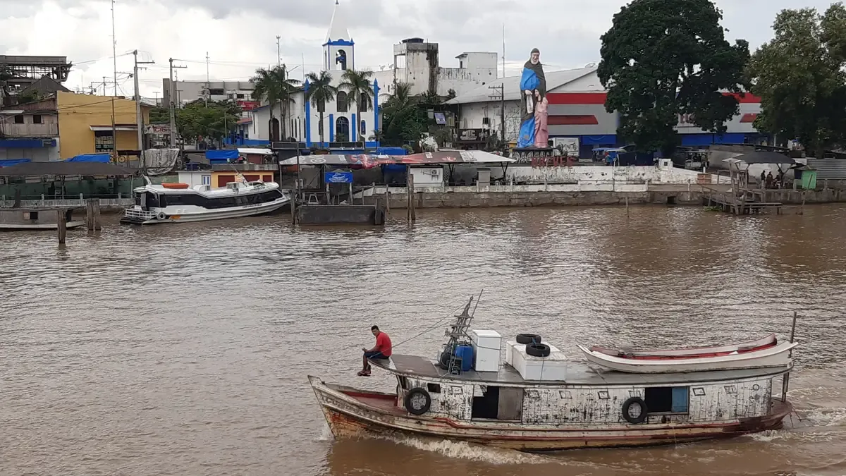 Vista da cidade de Breves, Pará