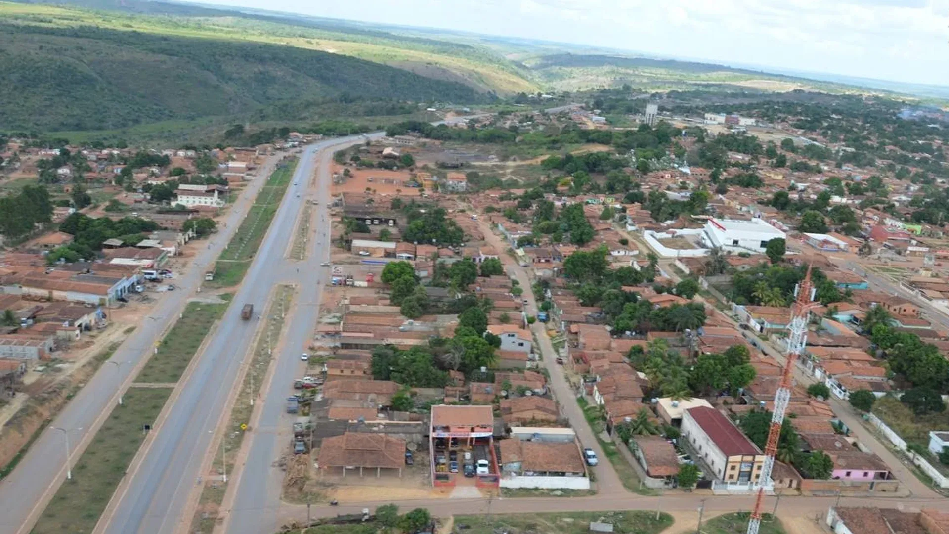 Vista da cidade de Buriticupu, Maranhão