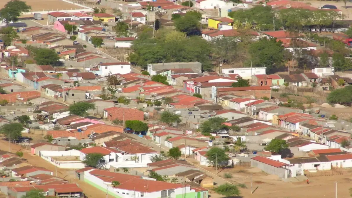 Vista da cidade de Canapi, Alagoas