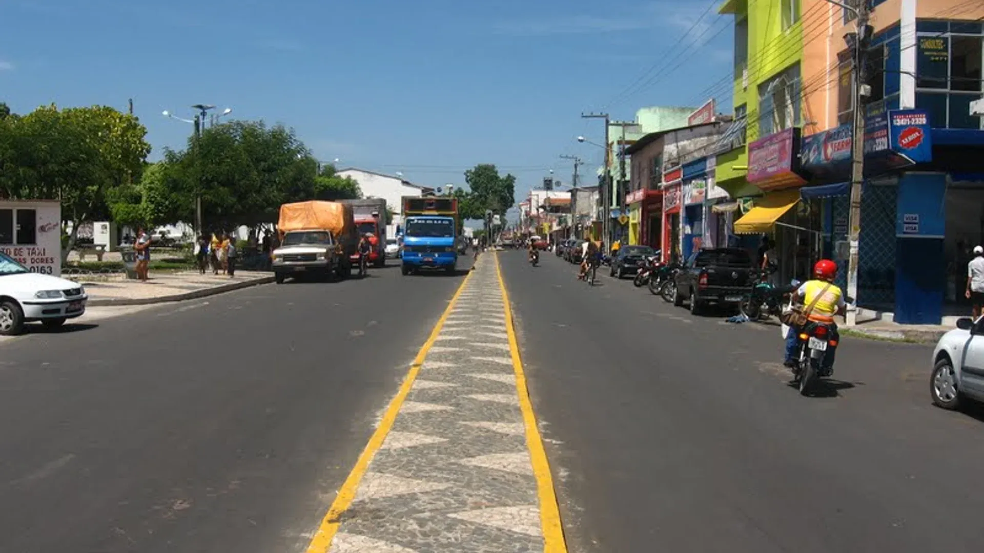 Vista da cidade de Chapadinha, Maranhão