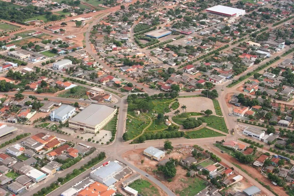 Vista da cidade de Colíder, Mato Grosso
