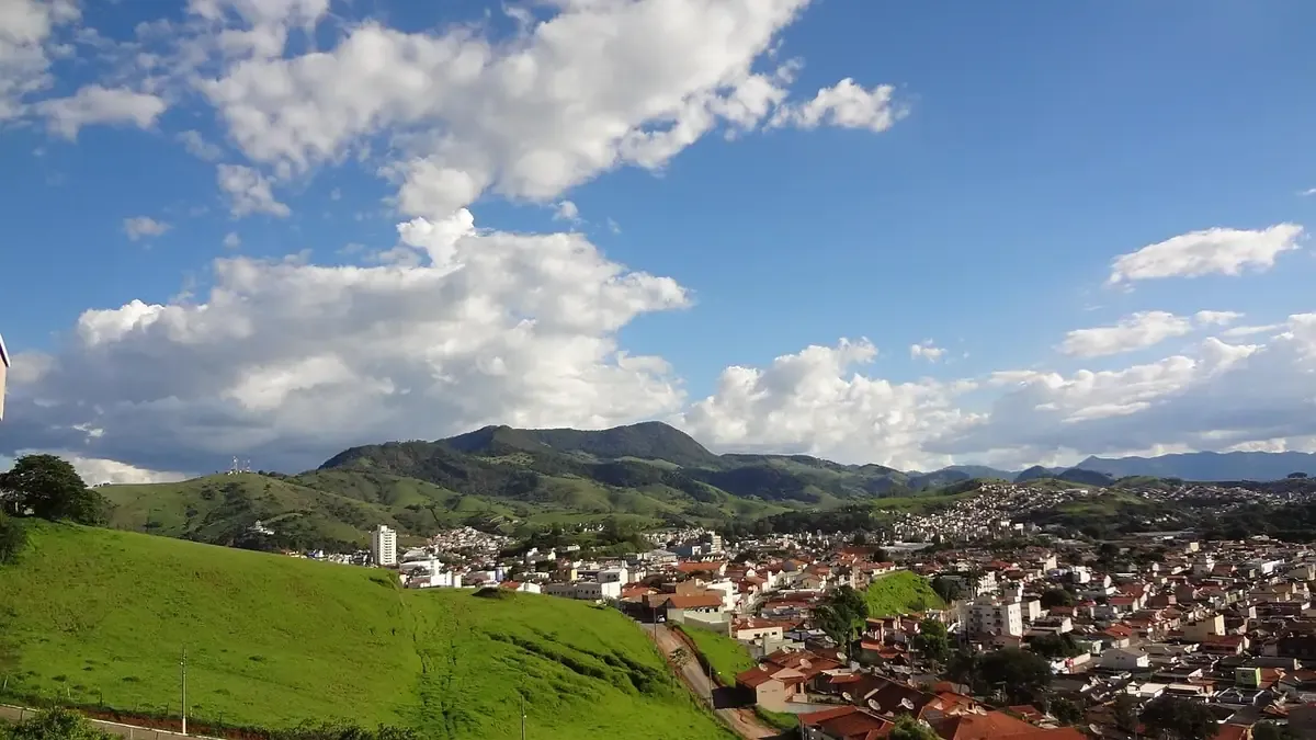 Vista da cidade de Conselheiro Lafaiete, Minas Gerais