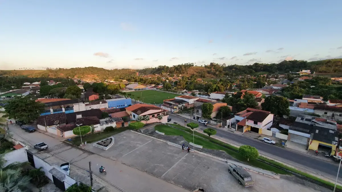 Vista da cidade de Coruripe, Alagoas