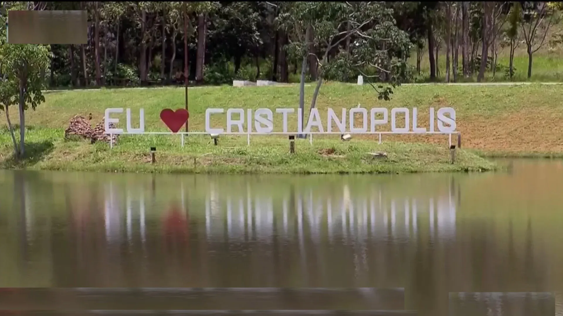 Vista da cidade de Cristianópolis, Goiás
