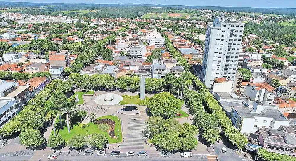 Vista da cidade de Curvelo, Minas Gerais