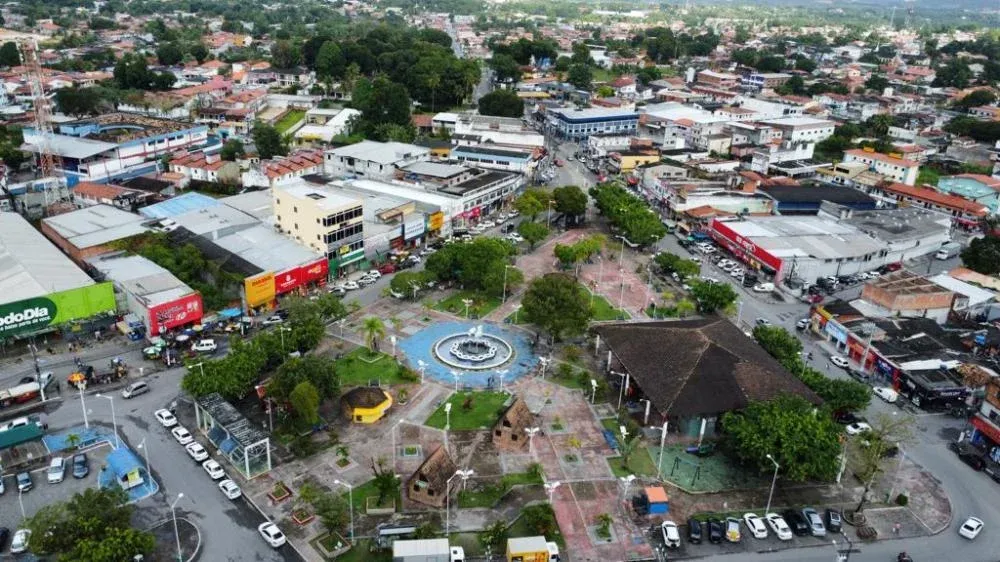 Vista da cidade de Dias d'Ávila, Bahia