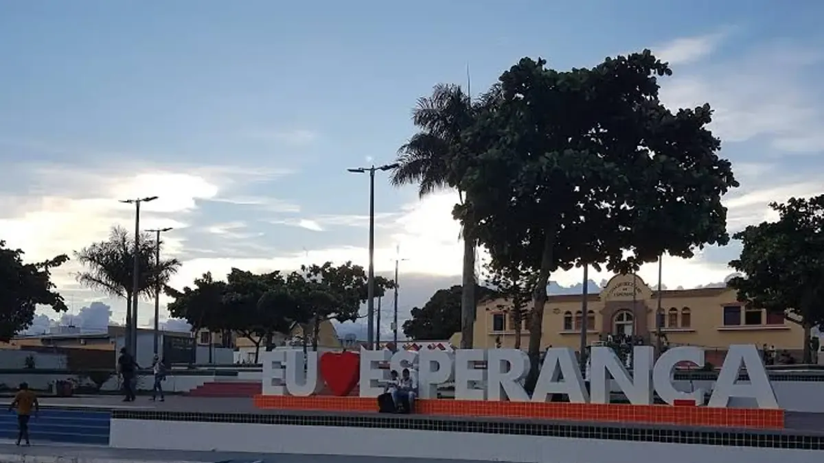 Vista da cidade de Esperança, Paraíba