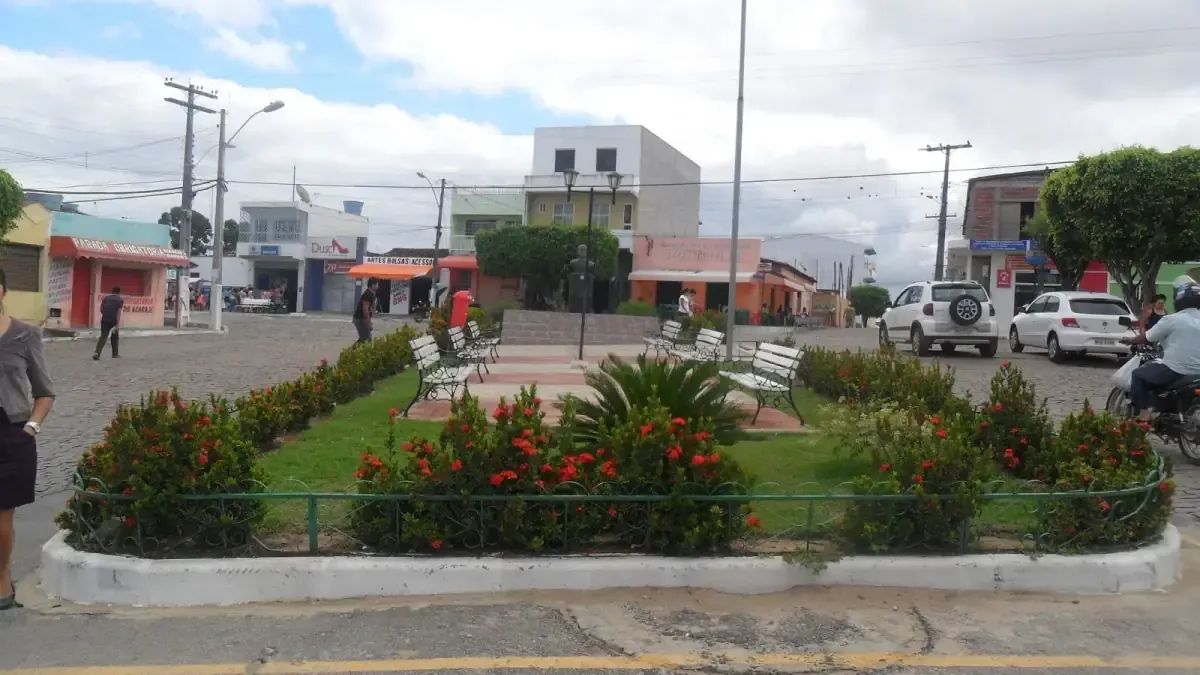 Vista da cidade de Filadélfia, Bahia