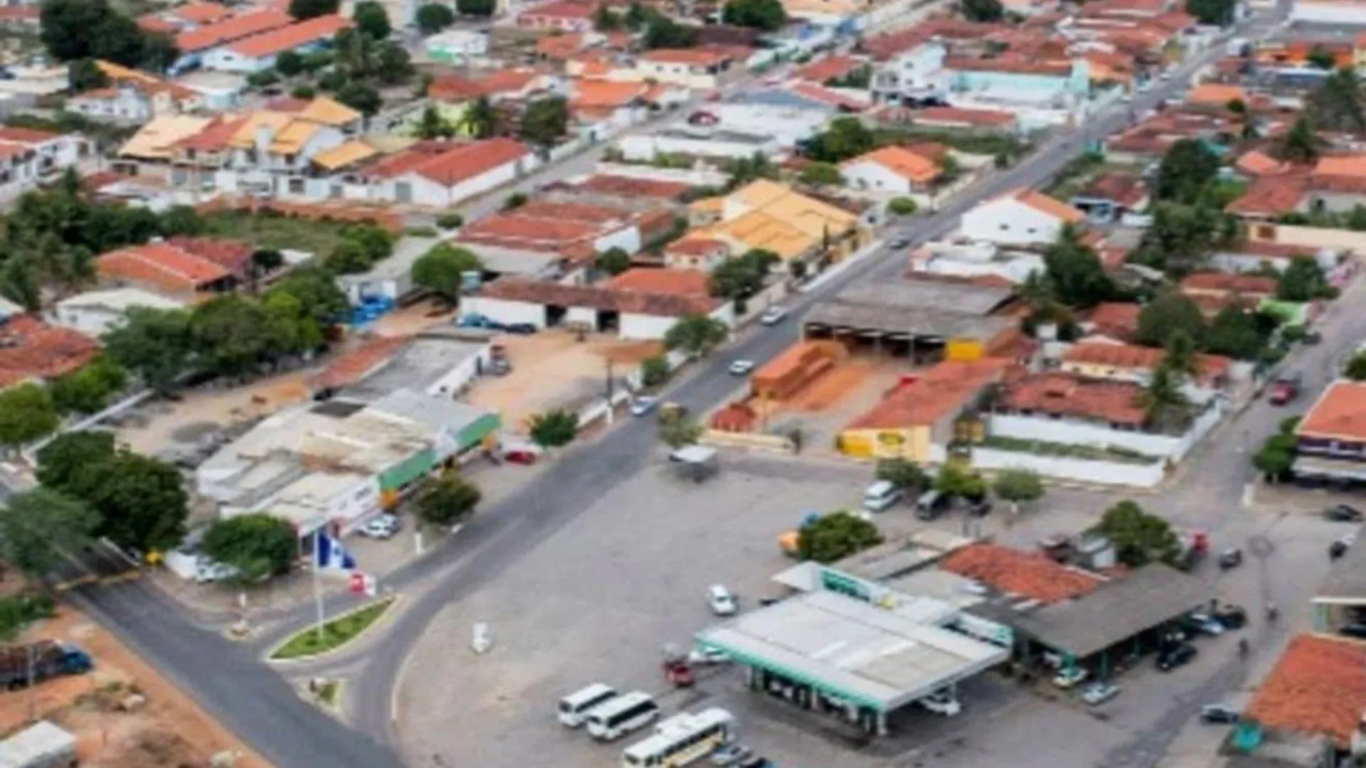 Vista da cidade de Girau do Ponciano, Alagoas