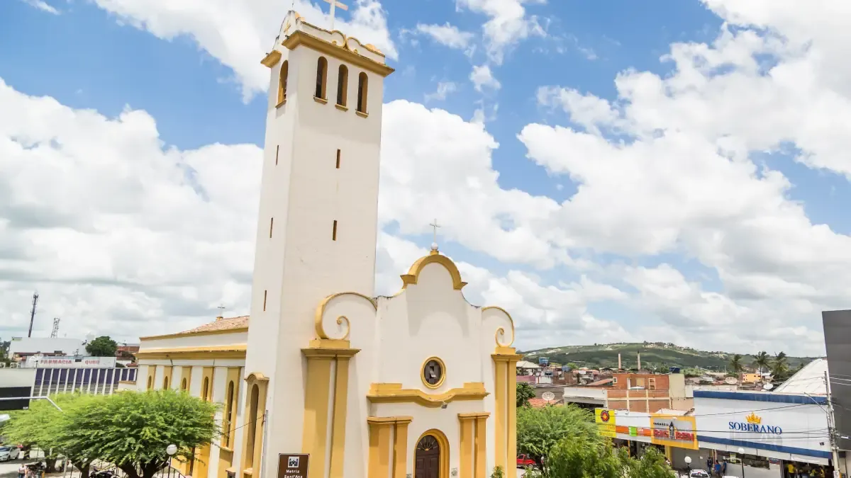 Vista da cidade de Gravatá, Pernambuco