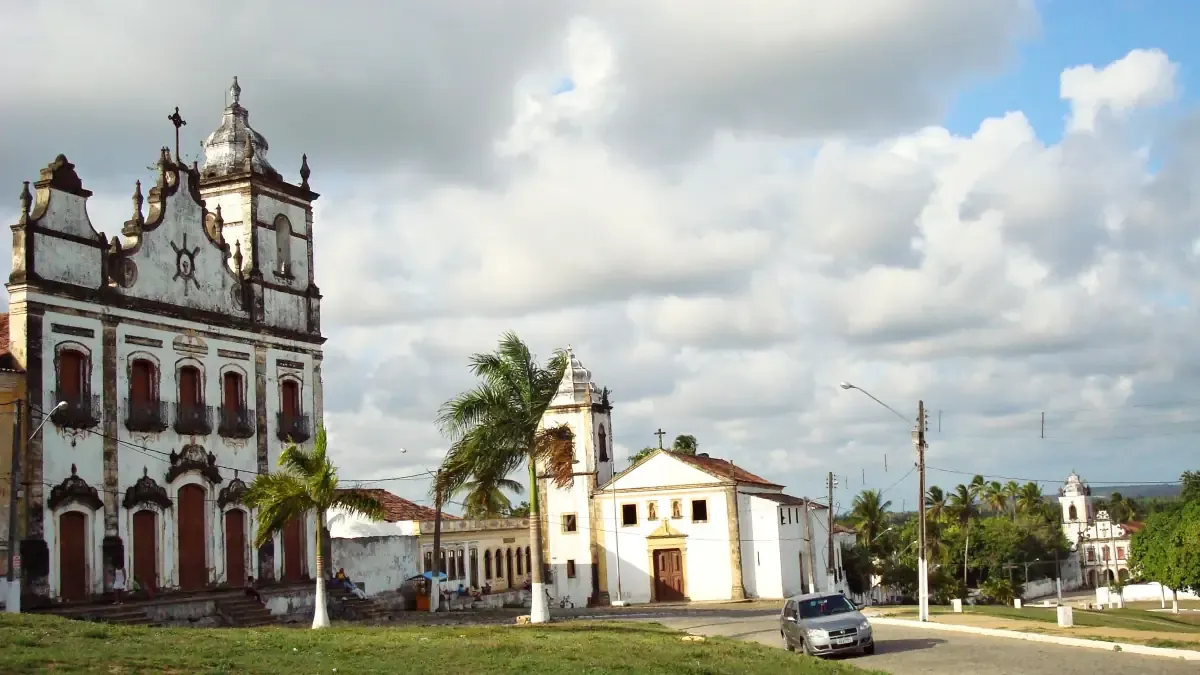 Vista da cidade de Igarassu, Pernambuco