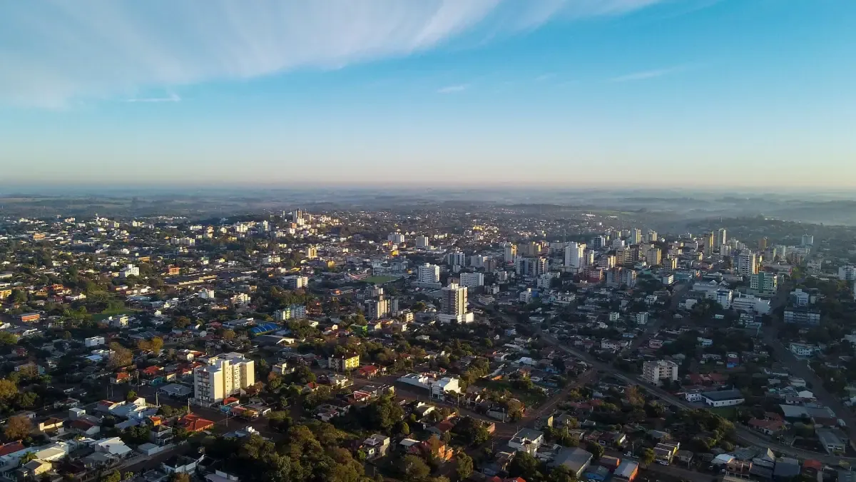 Vista da cidade de Ijuí, Rio Grande do Sul