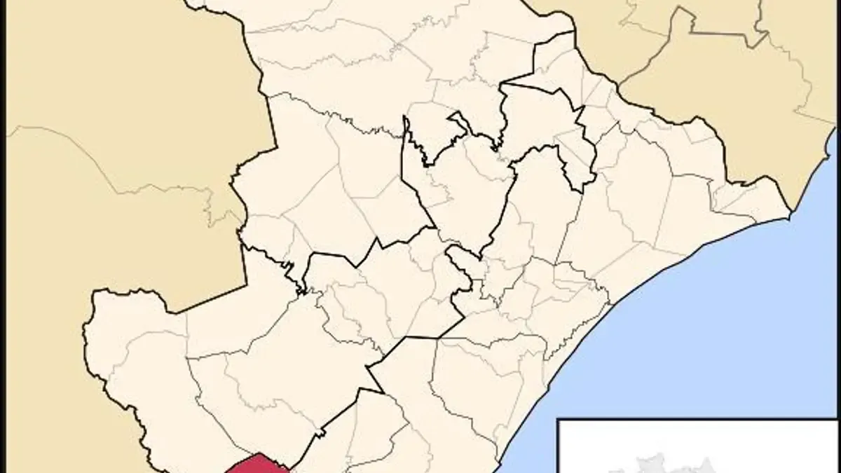 Vista da cidade de Itabaianinha, Sergipe