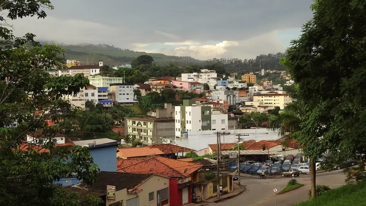 Vista da cidade de Itabira, Minas Gerais