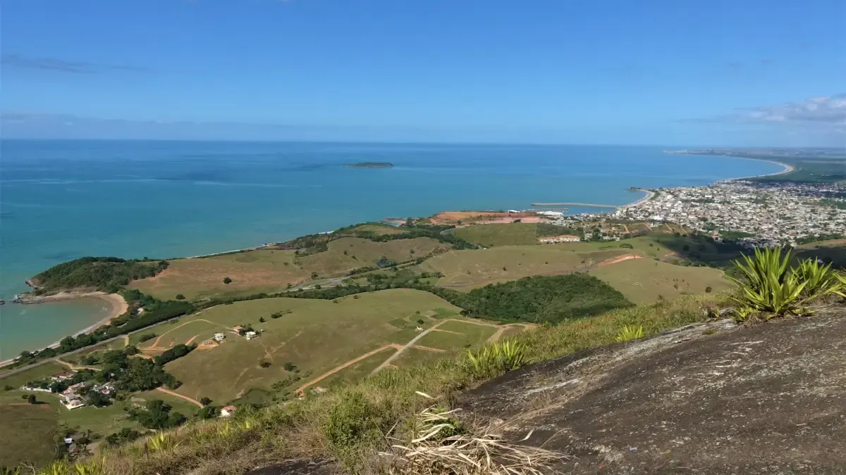 Vista da cidade de Itapemirim, Espírito Santo