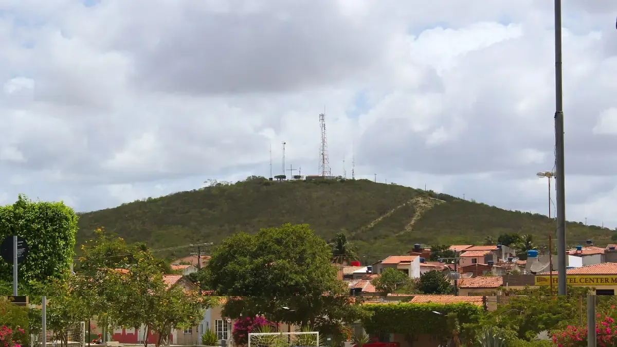 Vista da cidade de Jaguarari, Bahia