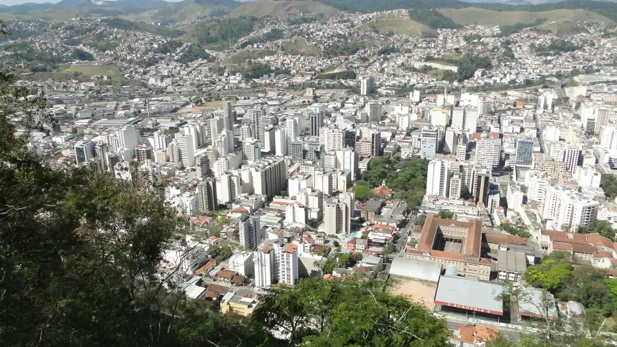 Vista da cidade de Juiz de Fora, Minas Gerais