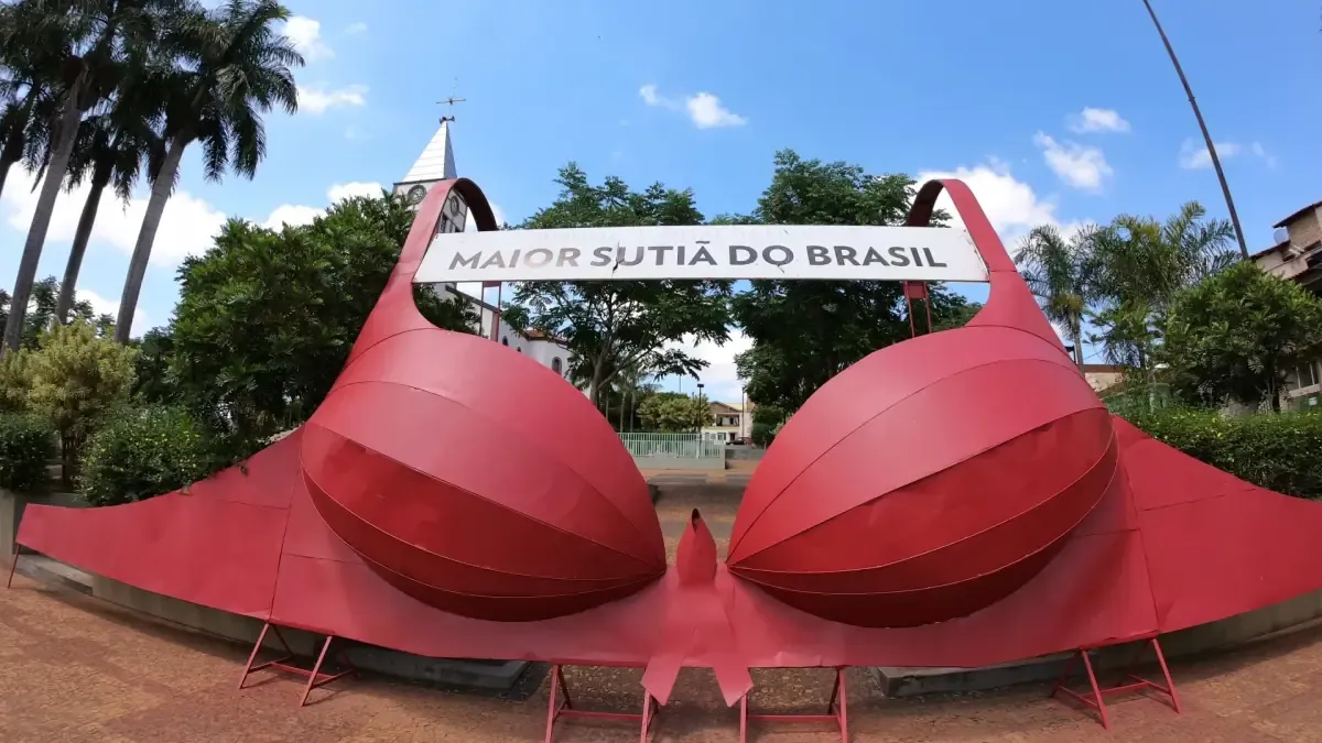 Vista da cidade de Juruaia, Minas Gerais