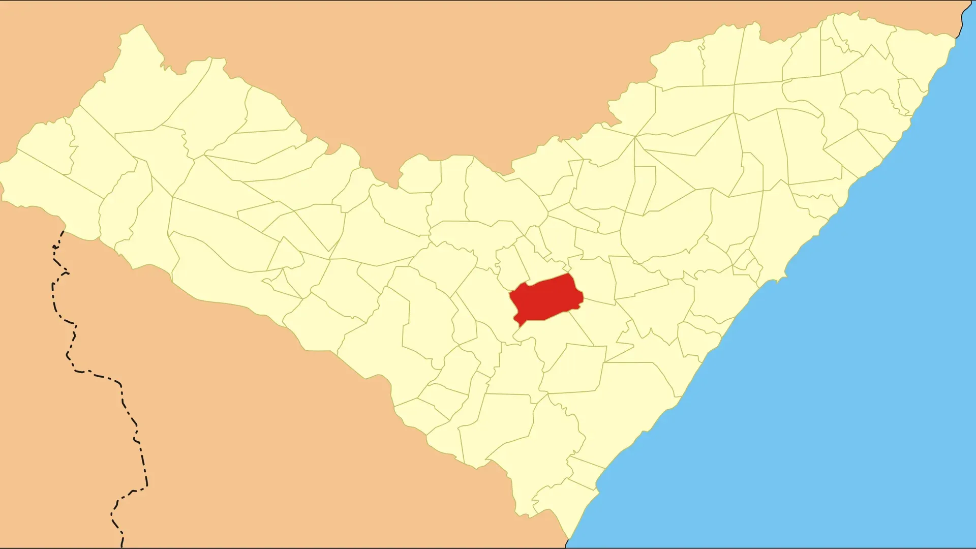 Vista da cidade de Limoeiro de Anadia, Alagoas