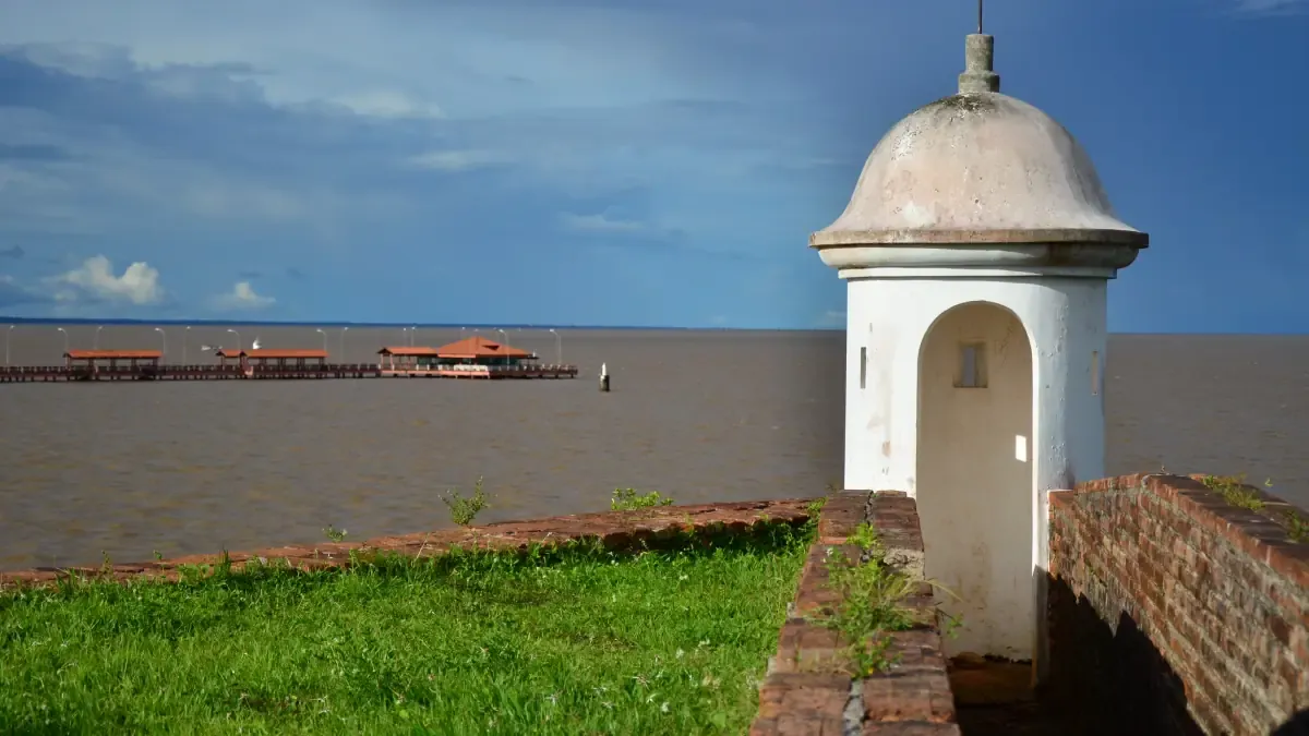 Vista da cidade de Macapá, Amapá