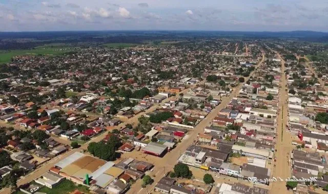 Vista da cidade de Machadinho D'Oeste, Rondônia