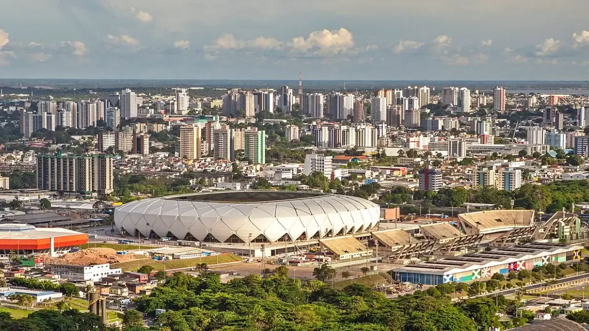 Vista da cidade de Manaus, Amazonas