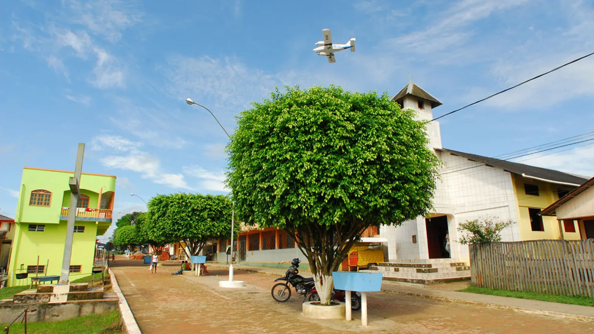 Vista da cidade de Marechal Thaumaturgo, Acre