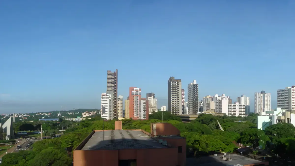 Vista da cidade de Maringá, Paraná