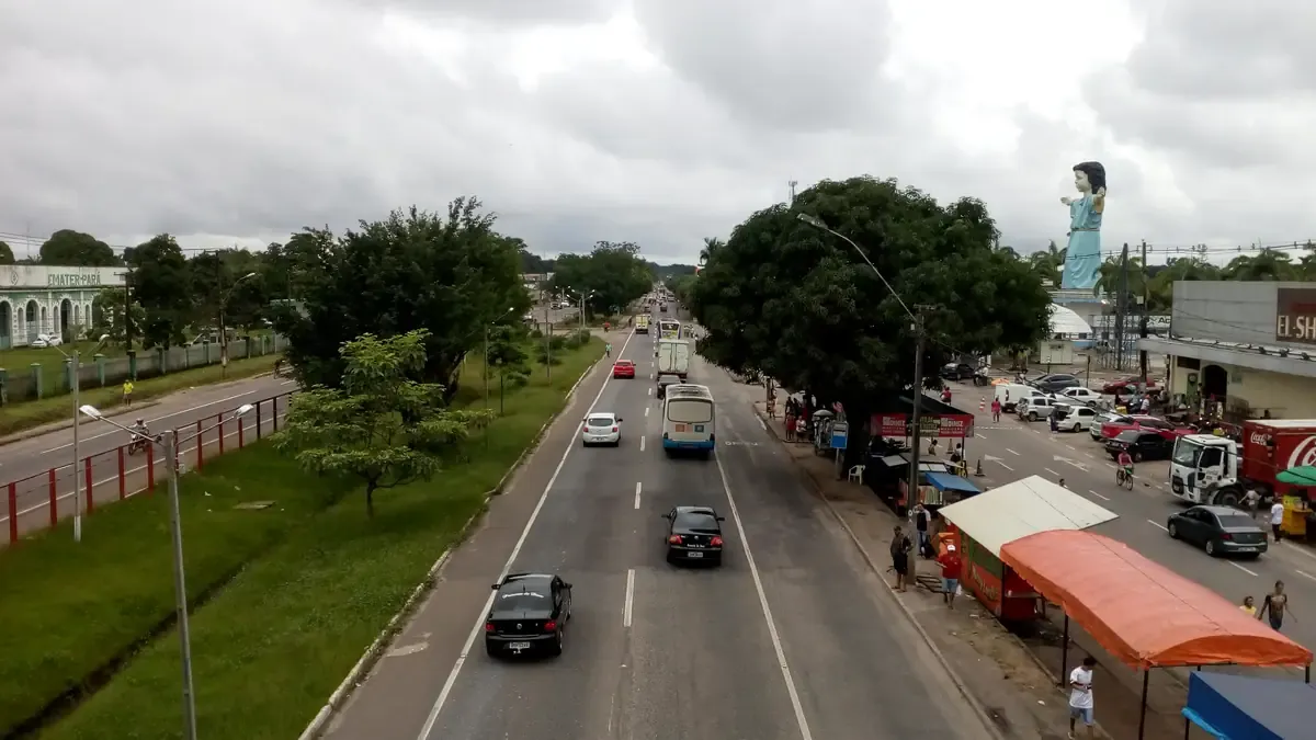 Vista da cidade de Marituba, Pará