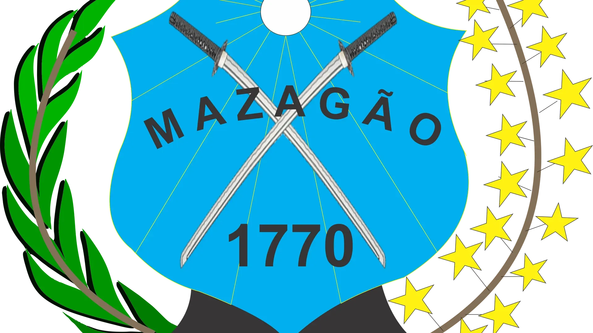 Vista da cidade de Mazagão, Amapá