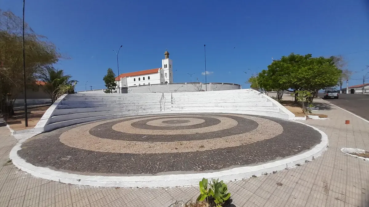 Vista da cidade de Miguel Alves, Piauí