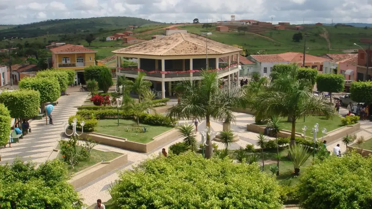 Vista da cidade de Mirangaba, Bahia