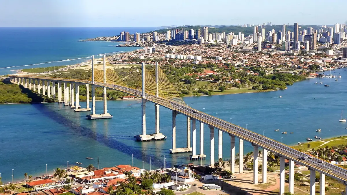 Vista da cidade de Natal, Rio Grande do Norte