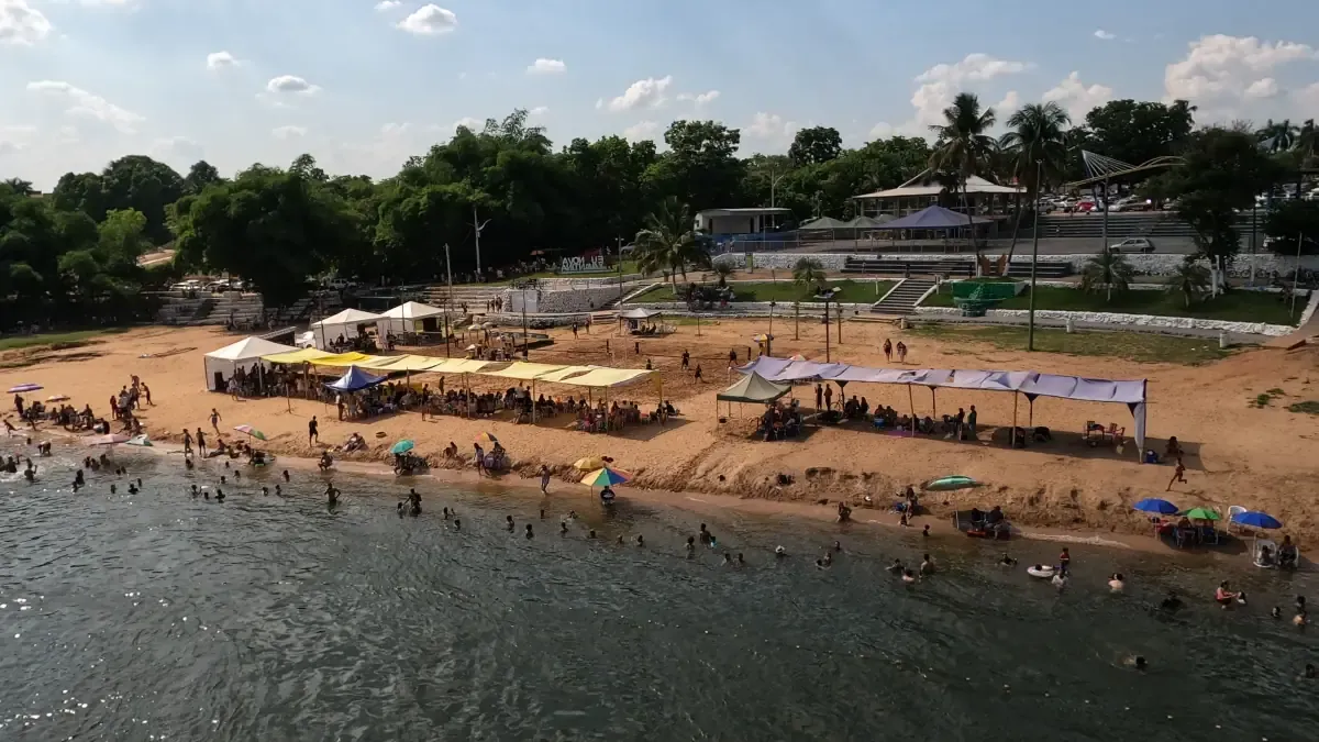 Vista da cidade de Nova Xavantina, Mato Grosso