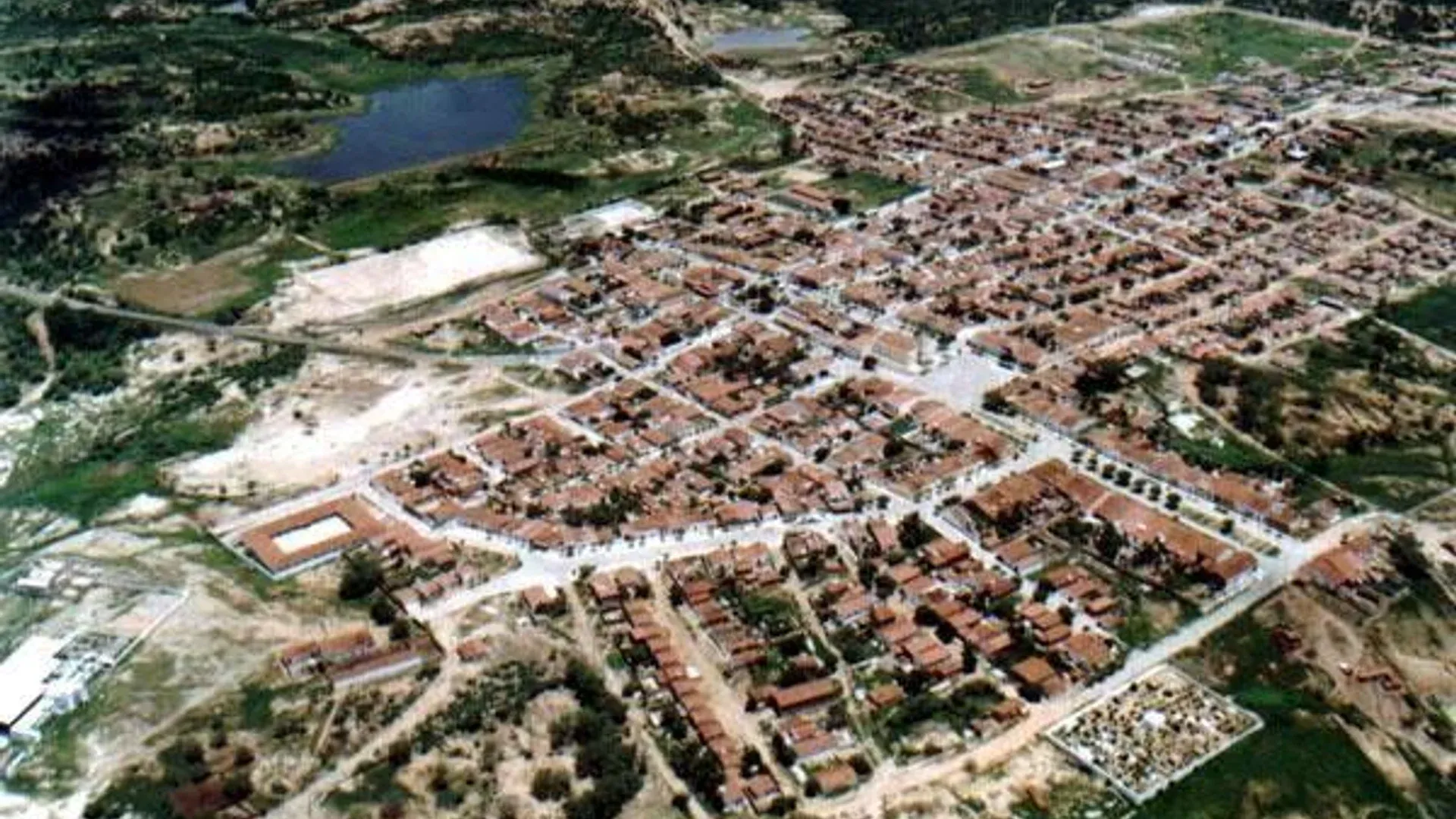 Vista da cidade de Ouro Branco, Rio Grande do Norte