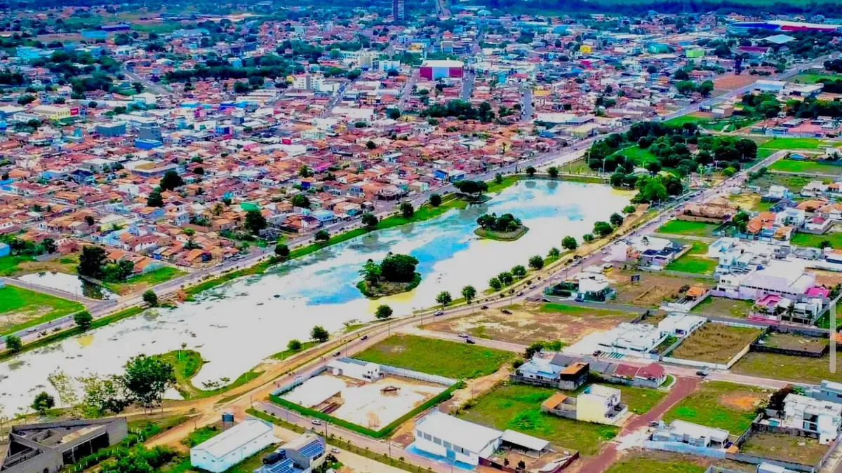 Vista da cidade de Paragominas, Pará