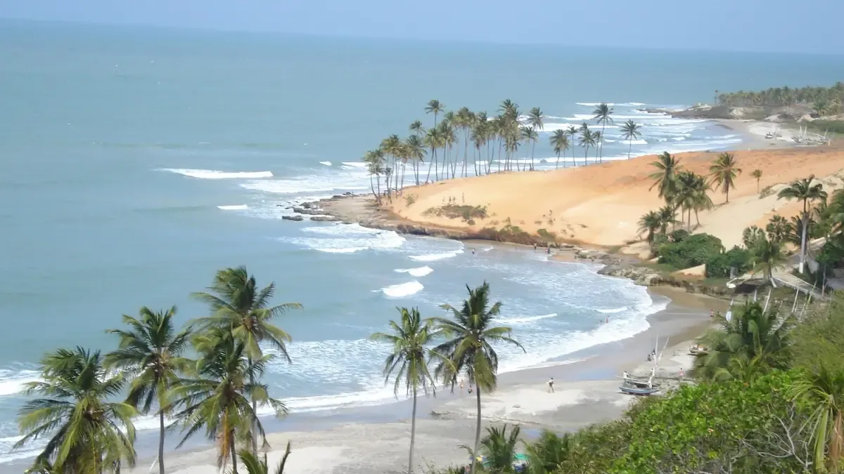 Vista da cidade de Paraipaba, Ceará