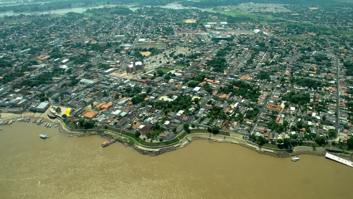 Vista da cidade de Parintins, Amazonas