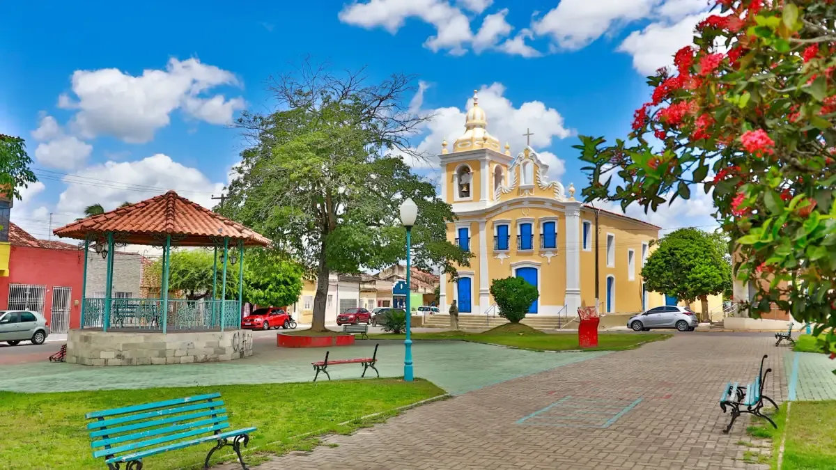 Vista da cidade de Paudalho, Pernambuco