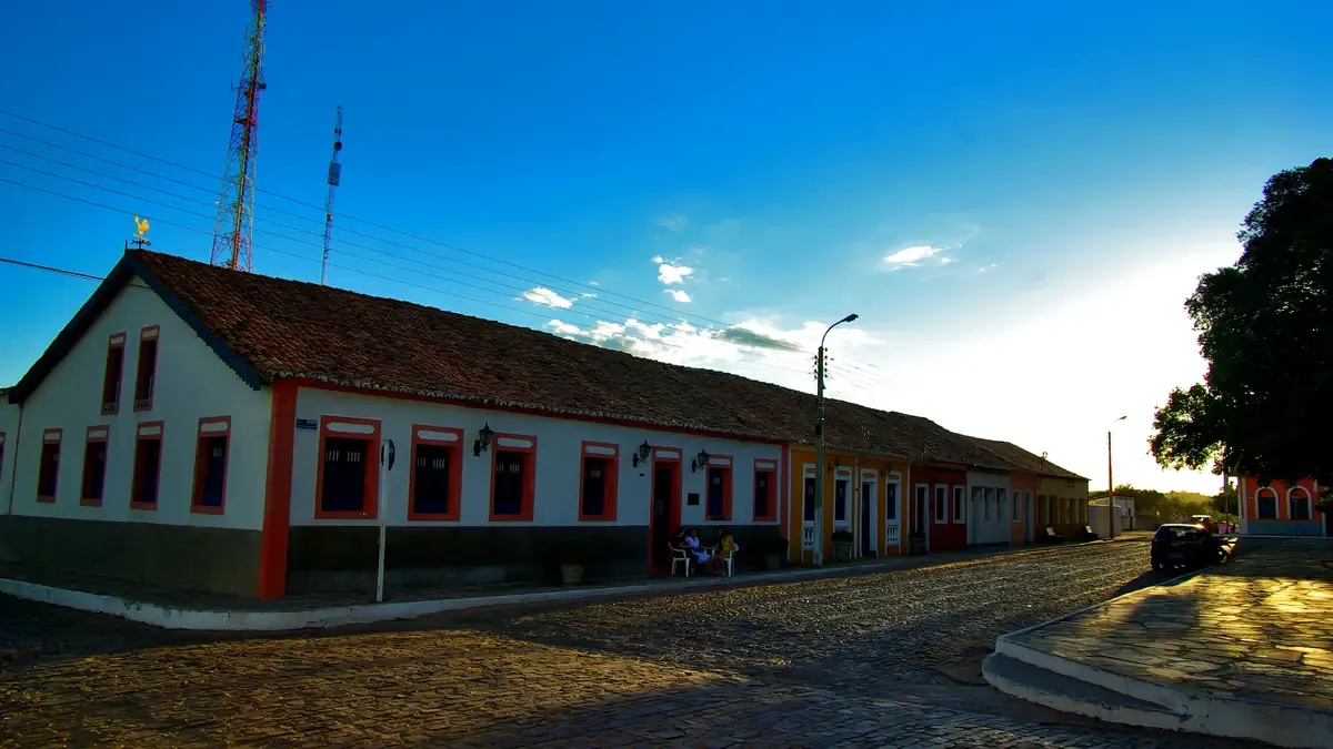Vista da cidade de Pedro II, Piauí