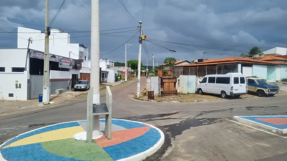 Vista da cidade de Pindaí, Bahia